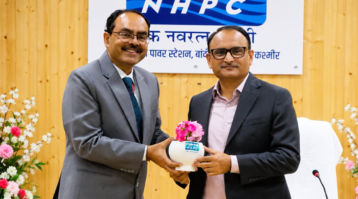NHPC Director Personnel visits Kishanganga Power Station